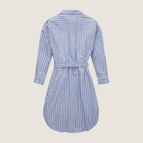 Striped shirt dress