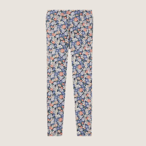 Leggings with a floral pattern