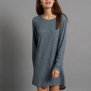 Womens Long Sleeve All Over Printed Tops